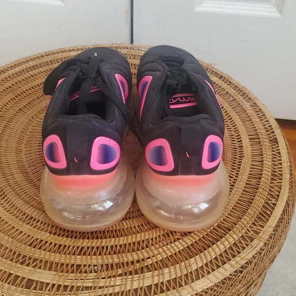 Nike Youth Airmax 720 Pink And Black Rise Athletic Sneakers - Picture 6 of 10